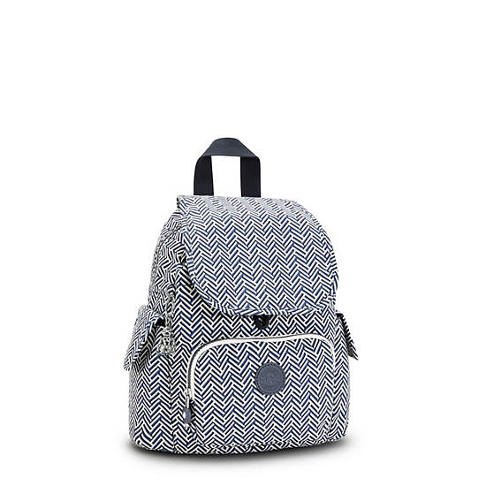 Kipling City Pack Mini Printed Backpacks Urban Chevron | AU 1494SG